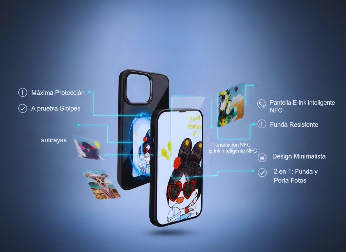 Funda inteligente NFC 2 EN 1